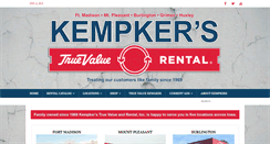 Desktop Screenshot of kempkerstruevalue.com